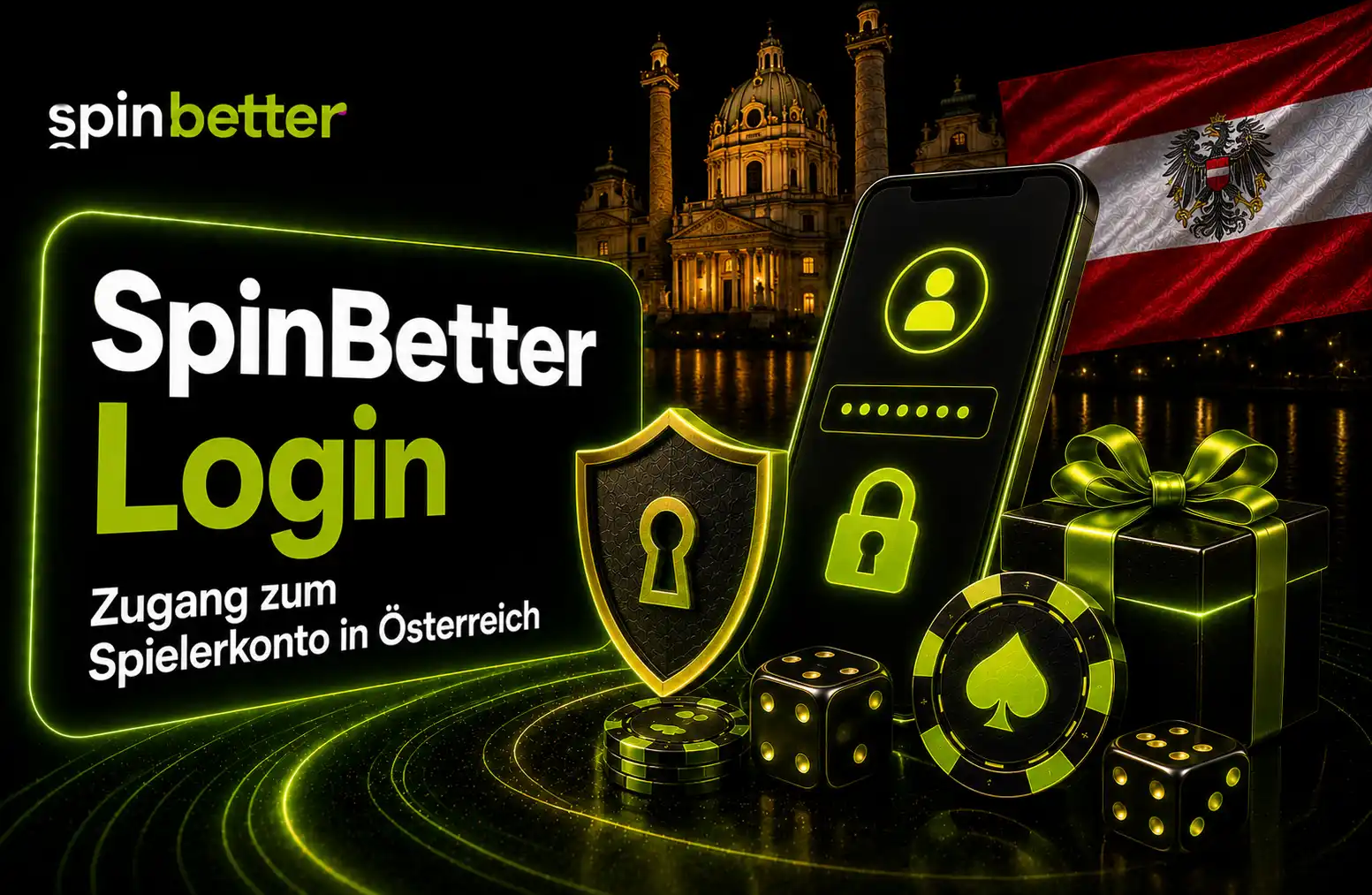 SpinBetter Login und Anmeldung in Österreich